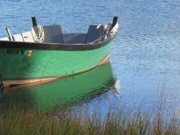 Boot am Fluss